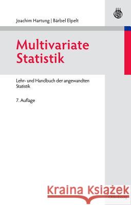 Multivariate Statistik Hartung, Joachim 9783486582345