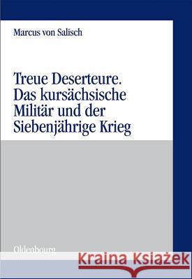 Treue Deserteure Marcus Von Salisch 9783486588057 Walter de Gruyter