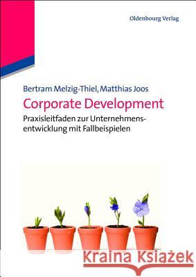 Corporate Development Bertram Melzig-Thiel, Matthias Joos 9783486596496