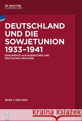 1933/1934 Sergej Slutsch Carola Tischler 9783486712957 Oldenbourg Wissenschaftsverlag