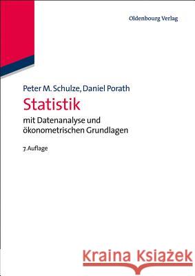 Statistik Schulze, Peter M. 9783486717815