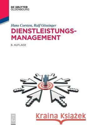 Dienstleistungsmanagement Corsten, Hans; Gössinger, Ralf 9783486720686