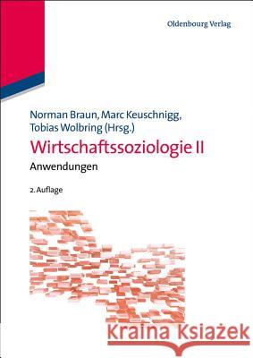 Wirtschaftssoziologie II Braun, Norman 9783486743555 Oldenbourg Wissenschaftsverlag