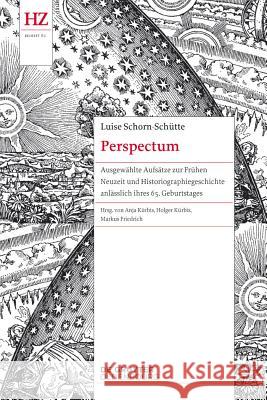 Perspectum Schorn-Schütte, Luise 9783486781083 De Gruyter Oldenbourg