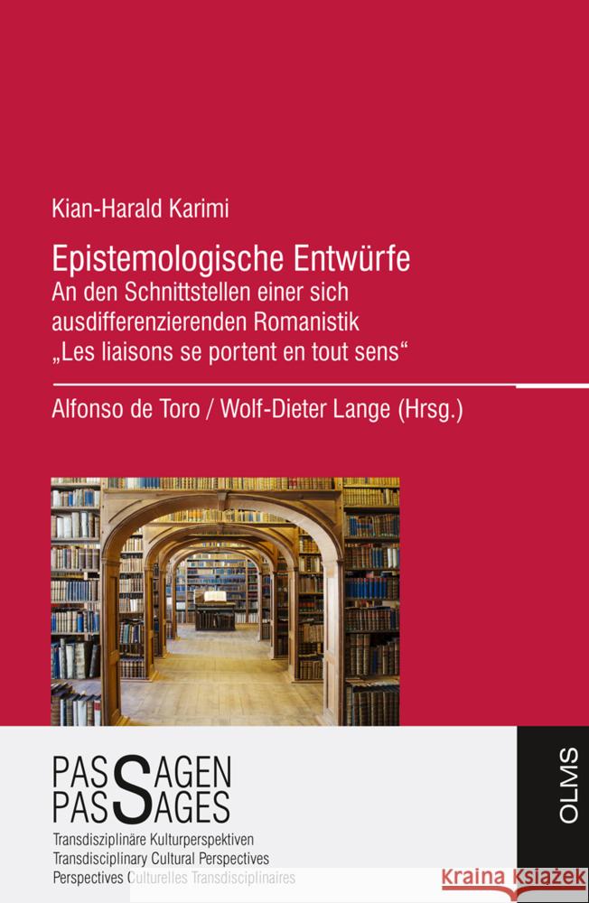 Epistemologische Entwürfe Karimi, Kian-Harald 9783487160467 Olms