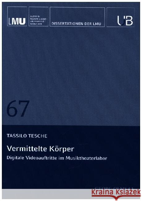 Vermittelte Körper Tesche, Tassilo 9783487164205 Olms Wissenschaft