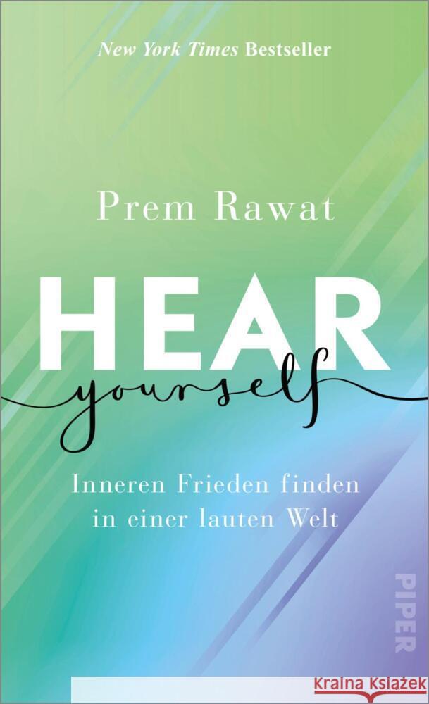 Hear Yourself Rawat, Prem 9783492071024