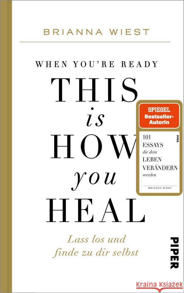 When You're Ready, This Is How You Heal Wiest, Brianna 9783492071611