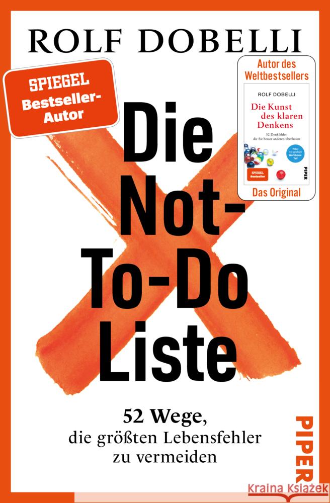 Die Not-To-Do-Liste Dobelli, Rolf 9783492073158