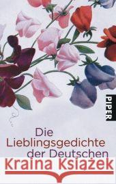 Die Lieblingsgedichte der Deutschen Hagestedt, Lutz   9783492238304 Piper