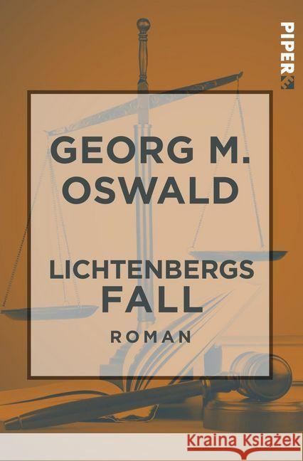 Lichtenbergs Fall Oswald, Georg M. 9783492550536 Piper Edition