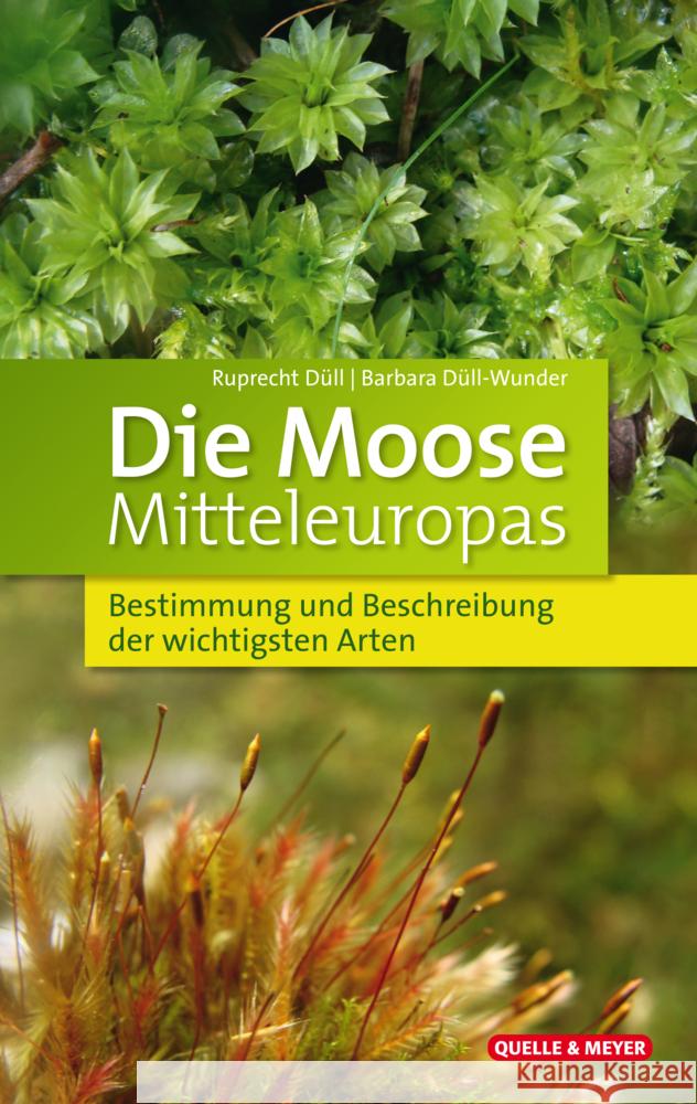 Die Moose Mitteleuropas Düll, Ruprecht, Düll-Wunder, Barbara 9783494018478 Quelle & Meyer
