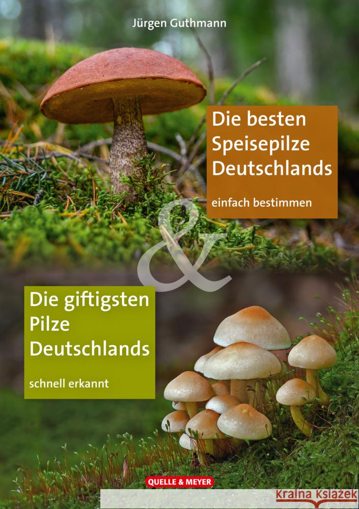 Die besten Speisepilze & Die giftigsten Pilze Deutschlands Guthmann, Jürgen 9783494019789