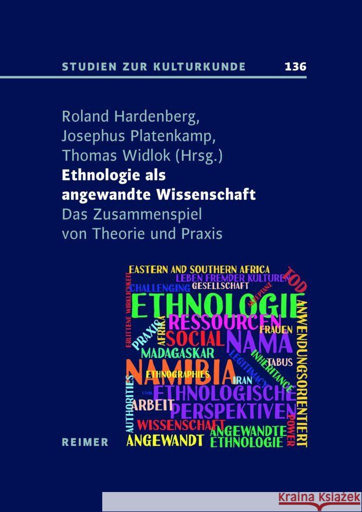 Ethnologie ALS Angewandte Wissenschaft: Das Zusammenspiel Von Theorie Und Praxis de Vries 9783496016809