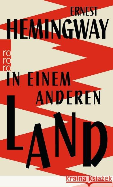 In einem anderen Land Hemingway, Ernest 9783499274985 Rowohlt TB.