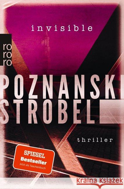 Invisible : Thriller Poznanski, Ursula; Strobel, Arno 9783499291579 Rowohlt TB.