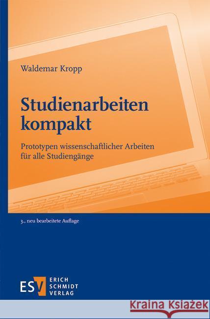Studienarbeiten kompakt Kropp, Waldemar 9783503211159