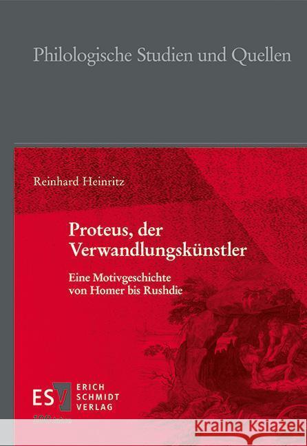 Proteus, der Verwandlungskünstler Heinritz, Reinhard 9783503238231 Erich Schmidt Verlag
