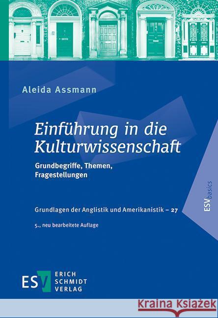 Einführung in die Kulturwissenschaft Assmann, Aleida 9783503240432