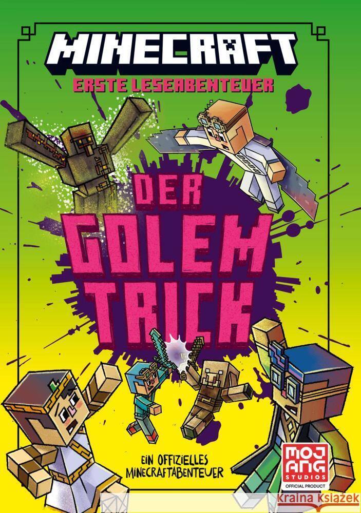 Minecraft Erste Leseabenteuer. Der Golem-Trick Eliopulos, Nick, Mojang AB 9783505151644 Schneiderbuch