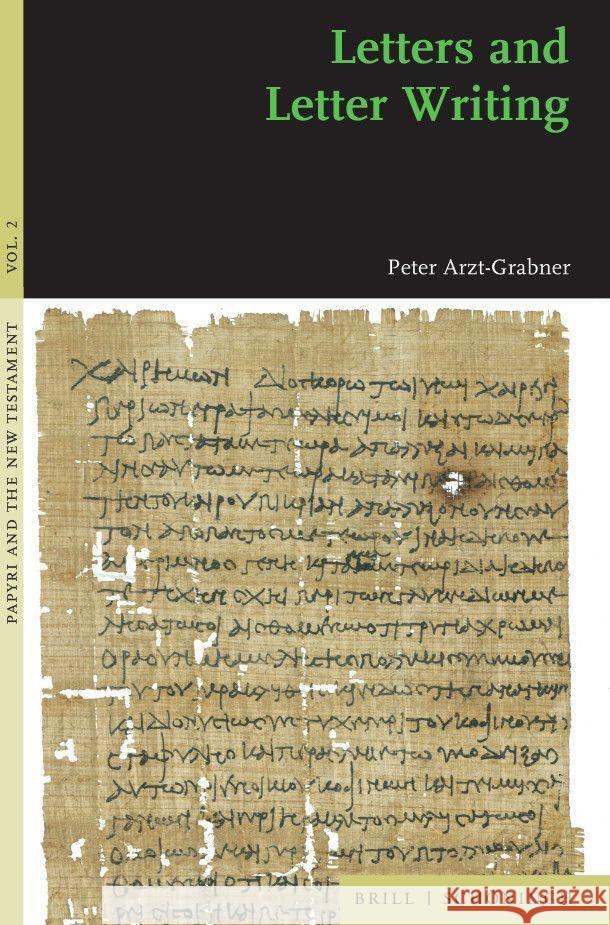 Letters and Letter Writing Peter Arzt-Grabner 9783506790484