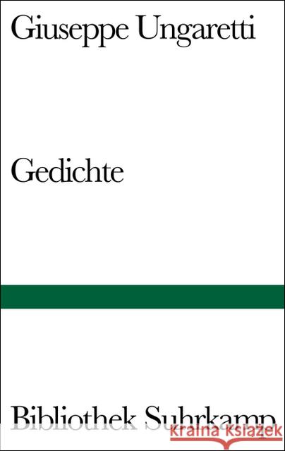 Gedichte : Italien.-Dtsch. Ungaretti, Giuseppe   9783518010709