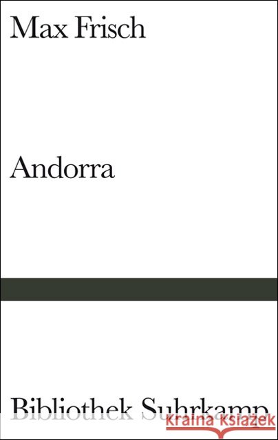 Andorra : Stück in zwölf Bildern Frisch, Max   9783518011010 Suhrkamp