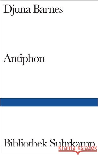Antiphon Barnes, Djuna Koschel, Christine Weidenbaum, Inge von 9783518012413