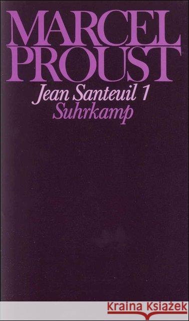 Jean Santeuil Proust, Marcel Keller, Luzius  9783518027745 Suhrkamp