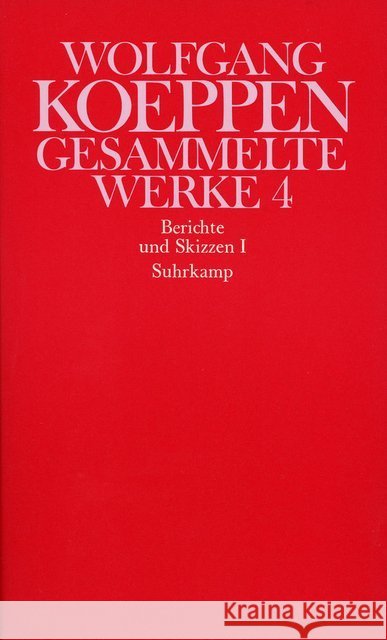 Berichte und Skizzen. Tl.1  9783518030790 Suhrkamp
