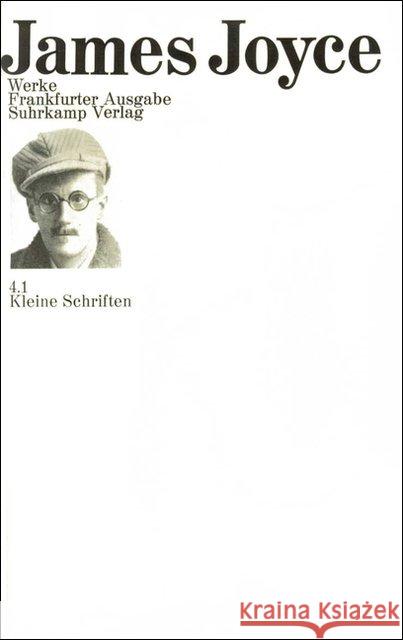 Kleine Schriften Joyce, James Marschall, Hiltrud  Reichert, Klaus 9783518033746 Suhrkamp