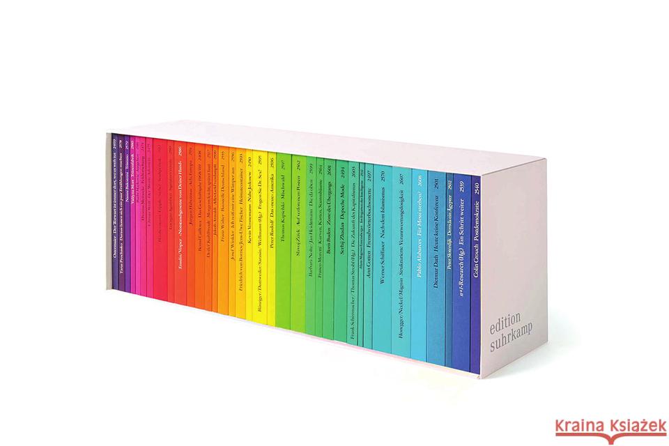 edition-suhrkamp-Kassette, 36 Bände  9783518061510 Suhrkamp