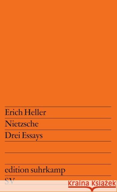 Nietzsche Heller, Erich 9783518100677