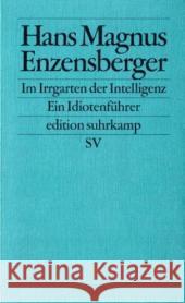 Im Irrgarten der Intelligenz : Ein Idiotenführer Enzensberger, Hans M.   9783518125328