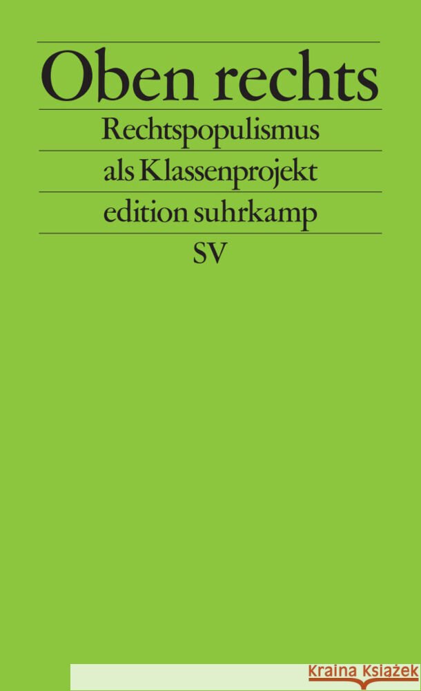 Oben rechts Biebricher, Thomas, Cooper, Melinda, Moorstedt, Tobias 9783518128138 Suhrkamp