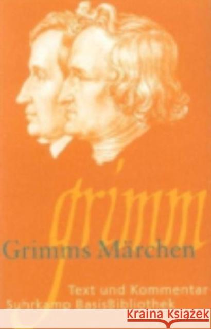 Marchen Bruder Grimm 9783518188064 Suhrkamp Verlag