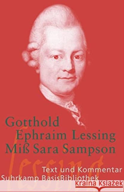 Miss Sara  Sampson Gotthold E Lessing 9783518188521