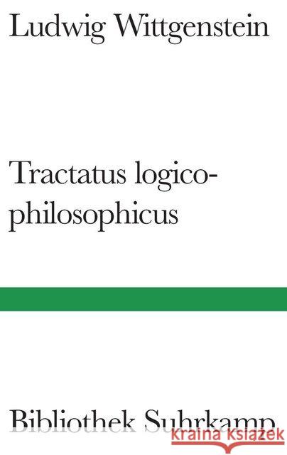 Logisch-philosophische Abhandlung. Tractatus logico-philosophicus Wittgenstein, Ludwig   9783518223222 Suhrkamp