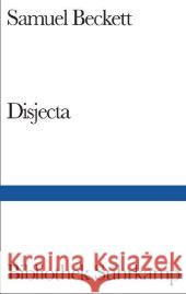 Disjecta : Vermischte Schriften und ein Stückfragment Beckett, Samuel Cohn, Ruby Held, Wolfgang 9783518224526 Suhrkamp