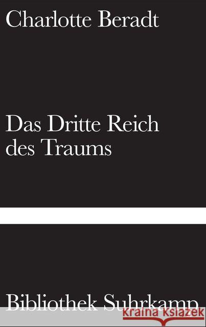 Das Dritte Reich des Traums Beradt, Charlotte 9783518224960 Suhrkamp