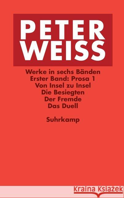 Werke in sechs Bänden Weiss, Peter 9783518241165