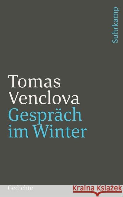 Gespräch im Winter Venclova, Tomas 9783518241844