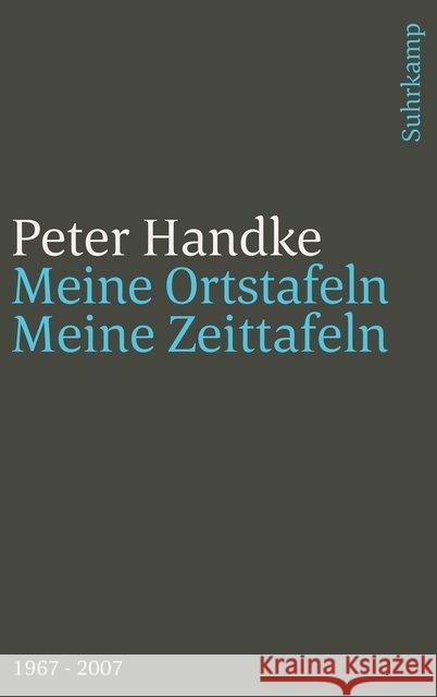 Meine Ortstafeln - Meine Zeittafeln Handke, Peter 9783518242360 Suhrkamp