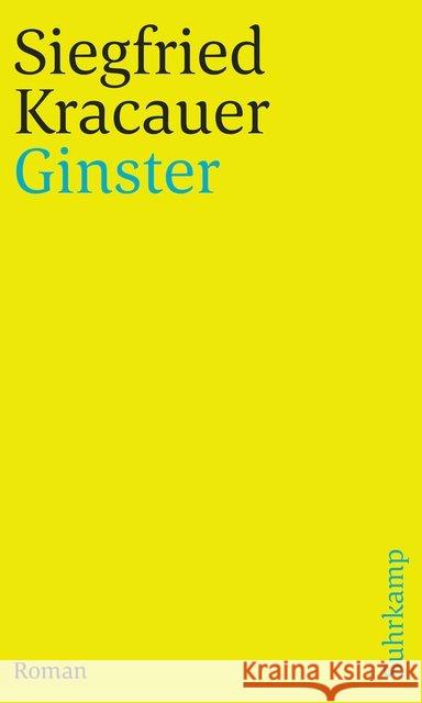 Ginster Kracauer, Siegfried 9783518242407