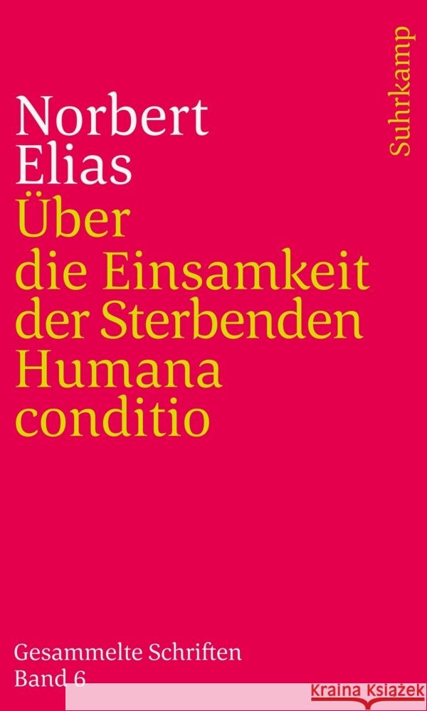 Gesammelte Schriften in 19 Bänden Elias, Norbert 9783518242773