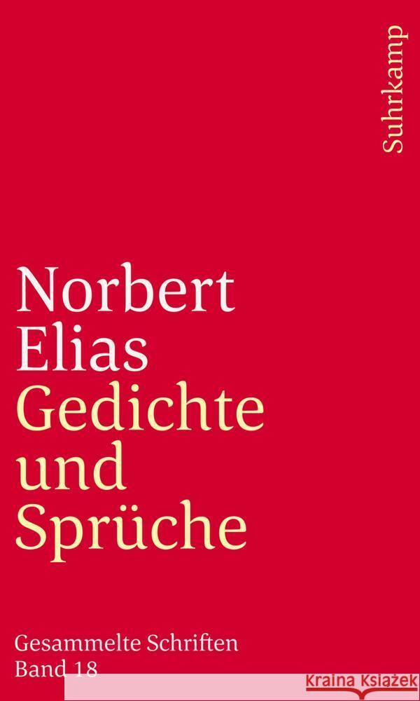 Gesammelte Schriften in 19 Bänden Elias, Norbert 9783518243183