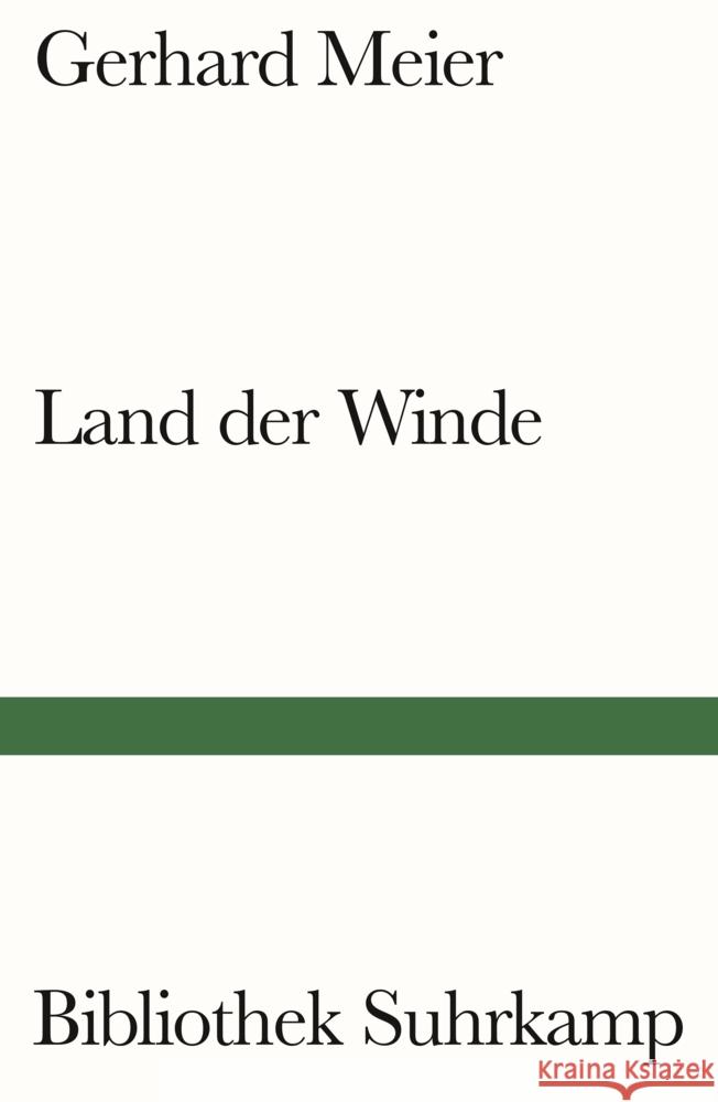 Land der Winde Meier, Gerhard 9783518244098