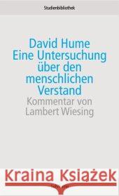 Eine Untersuchung über den menschlichen Verstand Hume, David Wiesing, Lambert Richter, Raoul 9783518270059