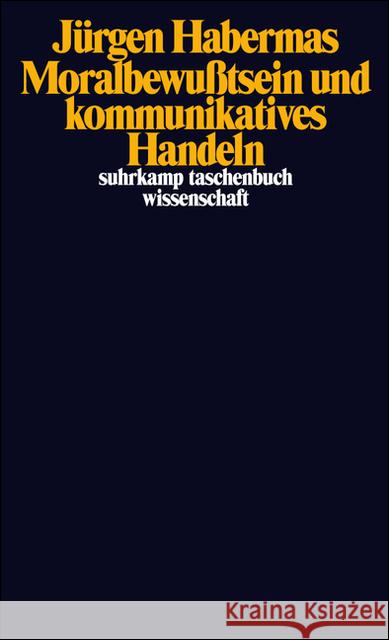 Moralbewußtsein und kommunikatives Handeln Habermas, Jürgen   9783518280225