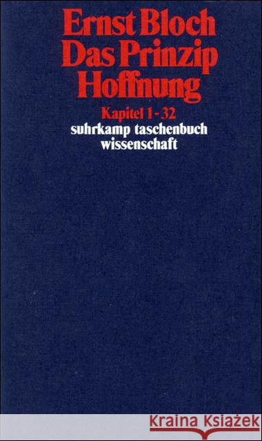 Das Prinzip Hoffnung, 3 Bde. Bloch, Ernst   9783518281543 Suhrkamp